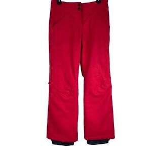 Lole Snow Pants S Ski Snowboard Red Gorpcore Winter Outdoor Hiking Pocket Lined